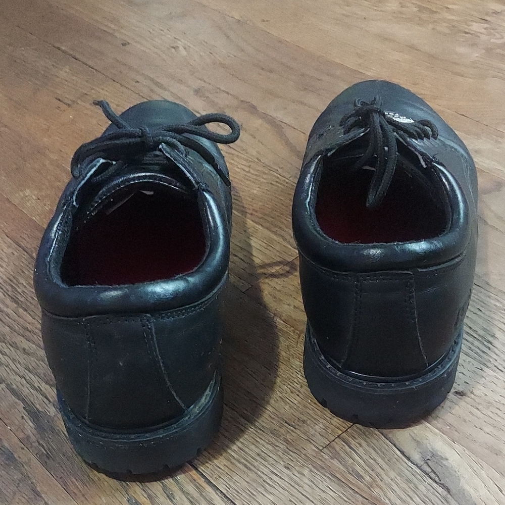 Skechers Black Oxford Shoes with Memory Foam - Picture 5 of 12